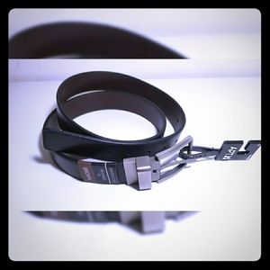 Men's Reversible Leather Belt